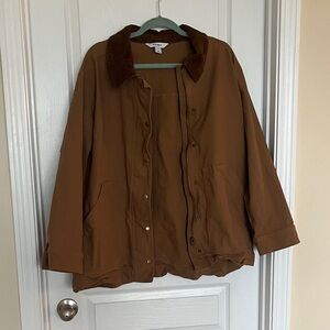 Old Navy Utility Jacket in Warm Brown